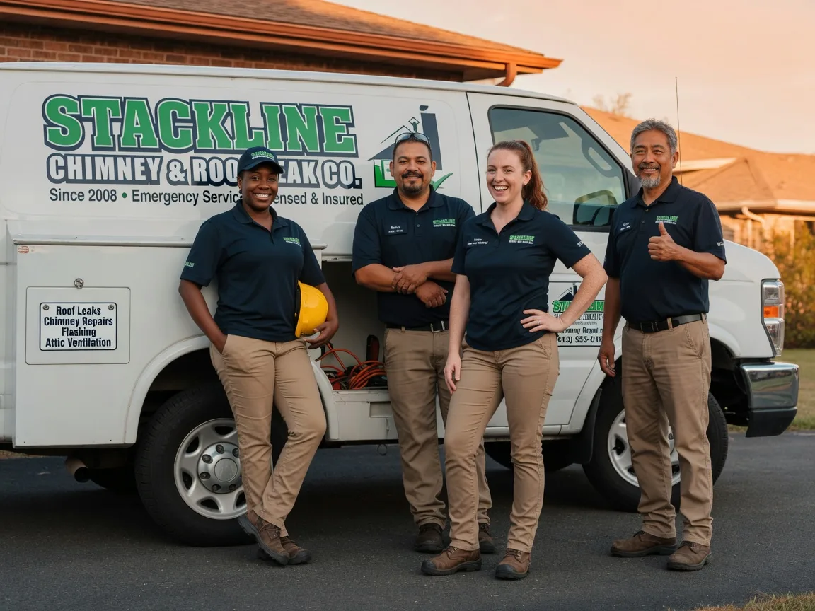 Chimney flashing repair company in Van Vleck, TX